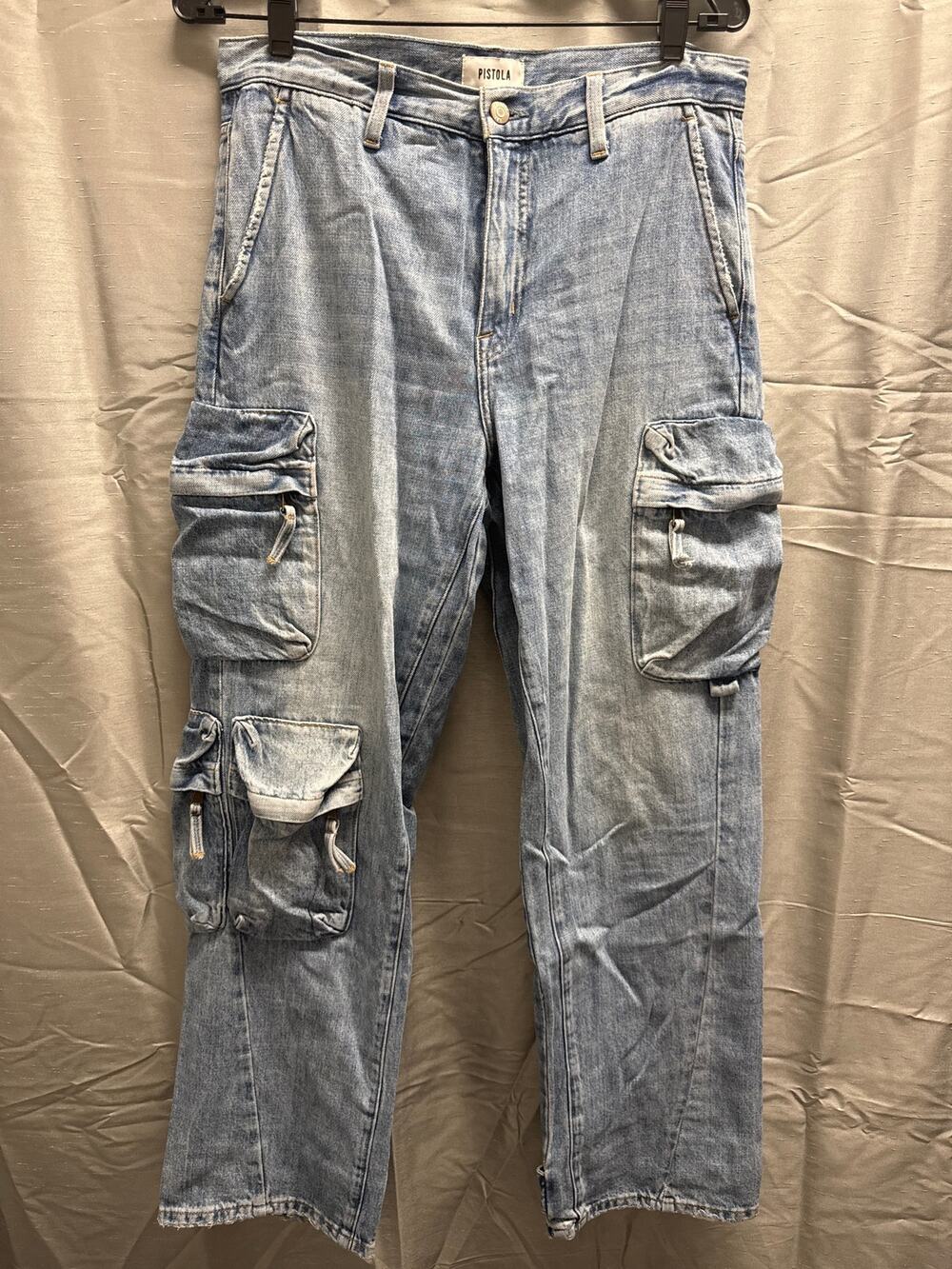 Pistola Cargo Wide Leg Jeans Size 29
